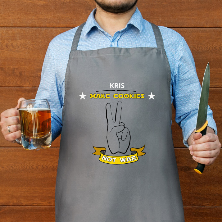 Make cookies not war - Kochschürze